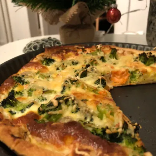 Tarte saumon brocolis